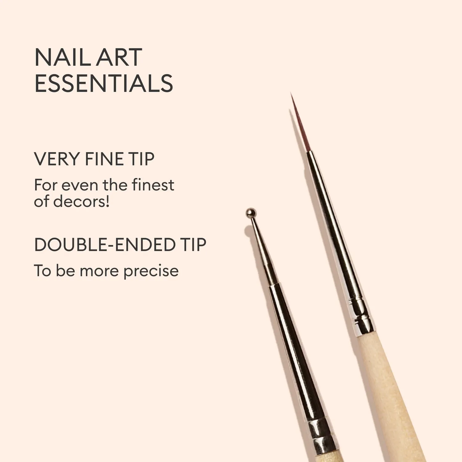 Manucurist Dotting Tool Brush Nail Art Liner Set neglesett
