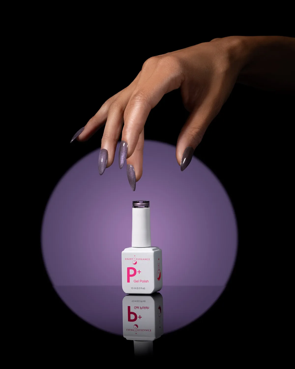 Light Elegance P+ Lucid gel polish 10 ml lavendel cat eye