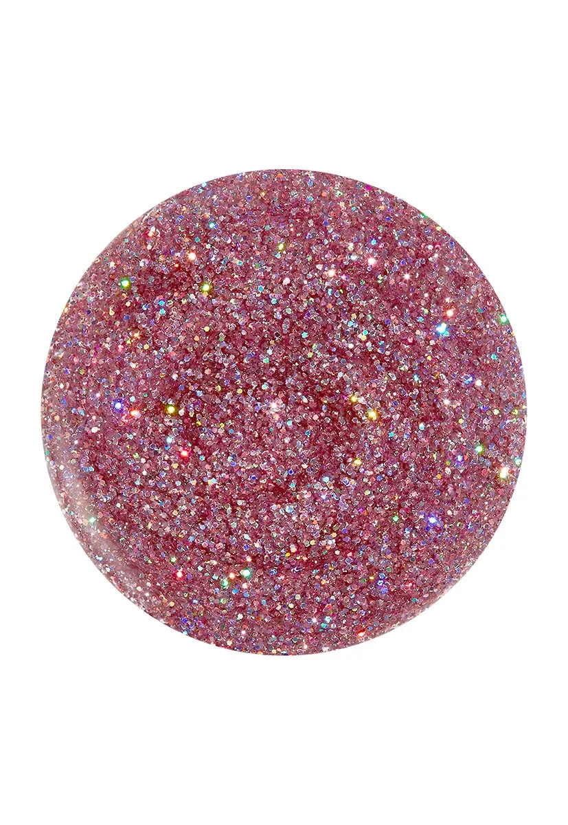 Nails Inc London HD Glitter neglelakk All Amped Up rosa glitter
