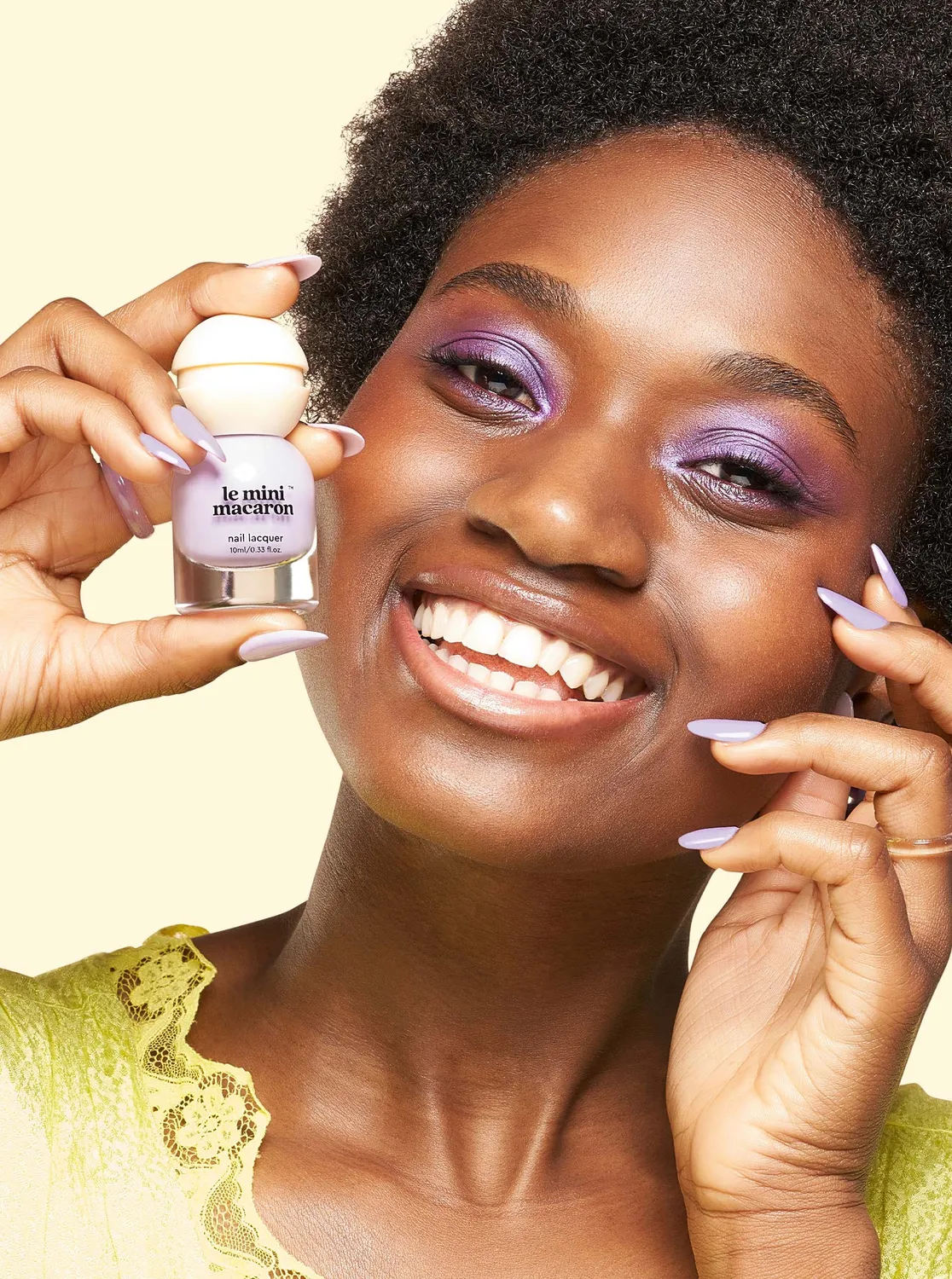 Le Mini Macaron Le Sweet Lilac Blossom neglelakk 10 ml pastellilla