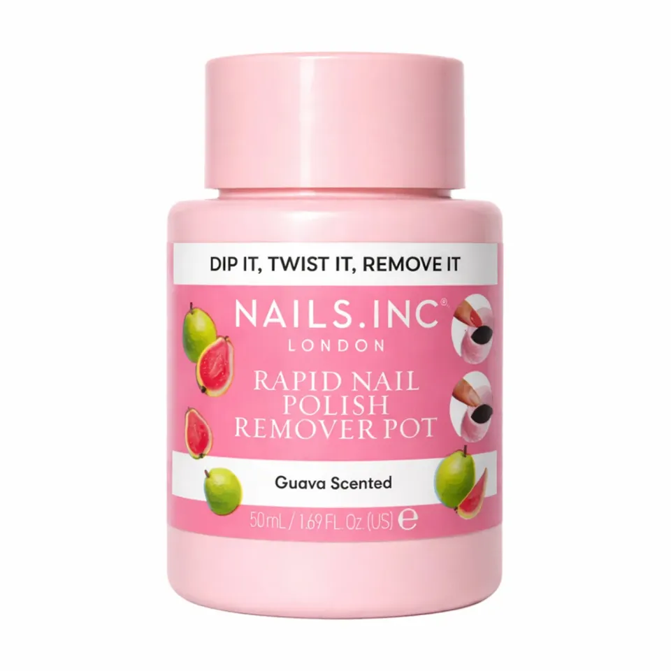 Nails Inc Guava neglelakkfjerner potte guava-duft