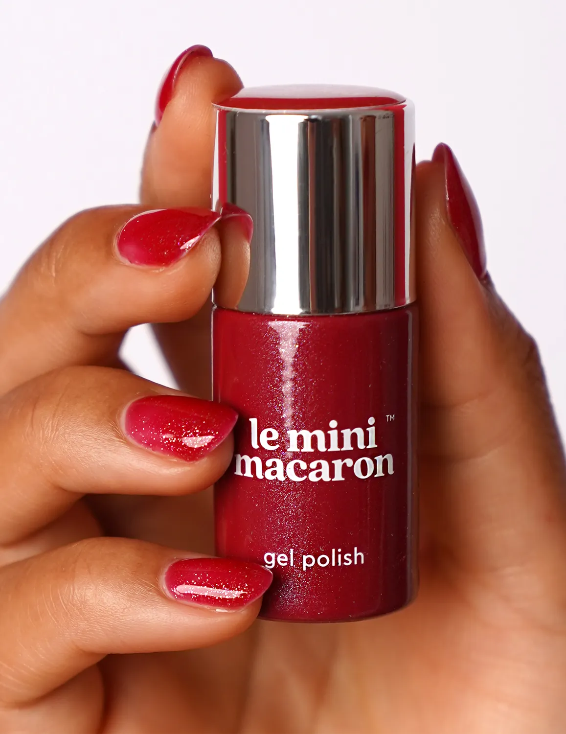Le Mini Macaron Ruby Red gel manikyr kit