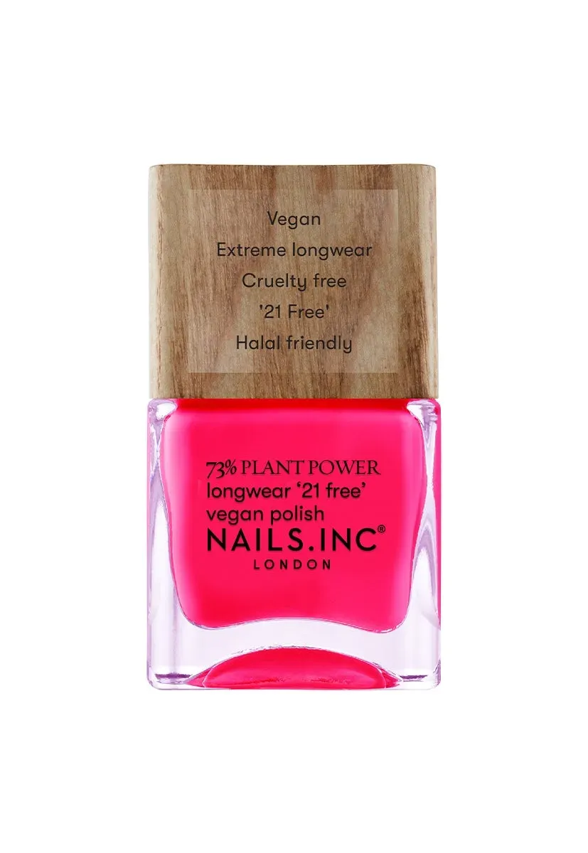 Nails Inc And Breathe neglelakk Plant Power rosa vegansk