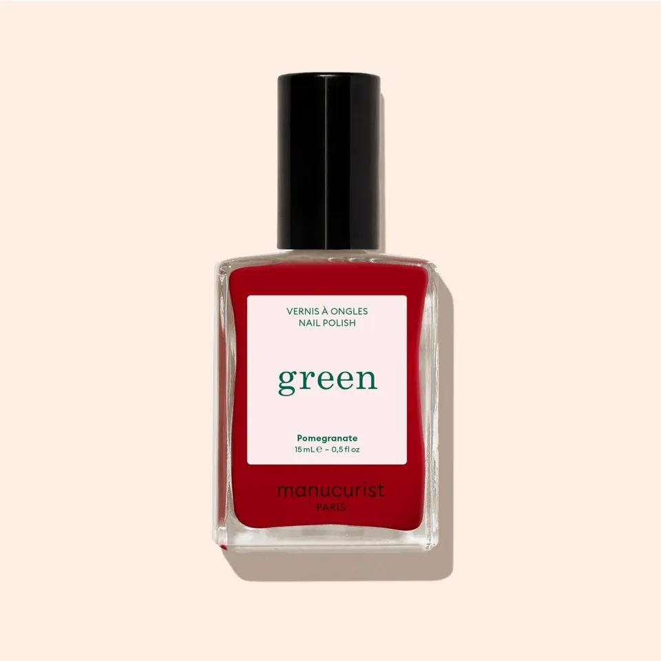 Manucurist Green Pomegranate neglelakk bringebærrød