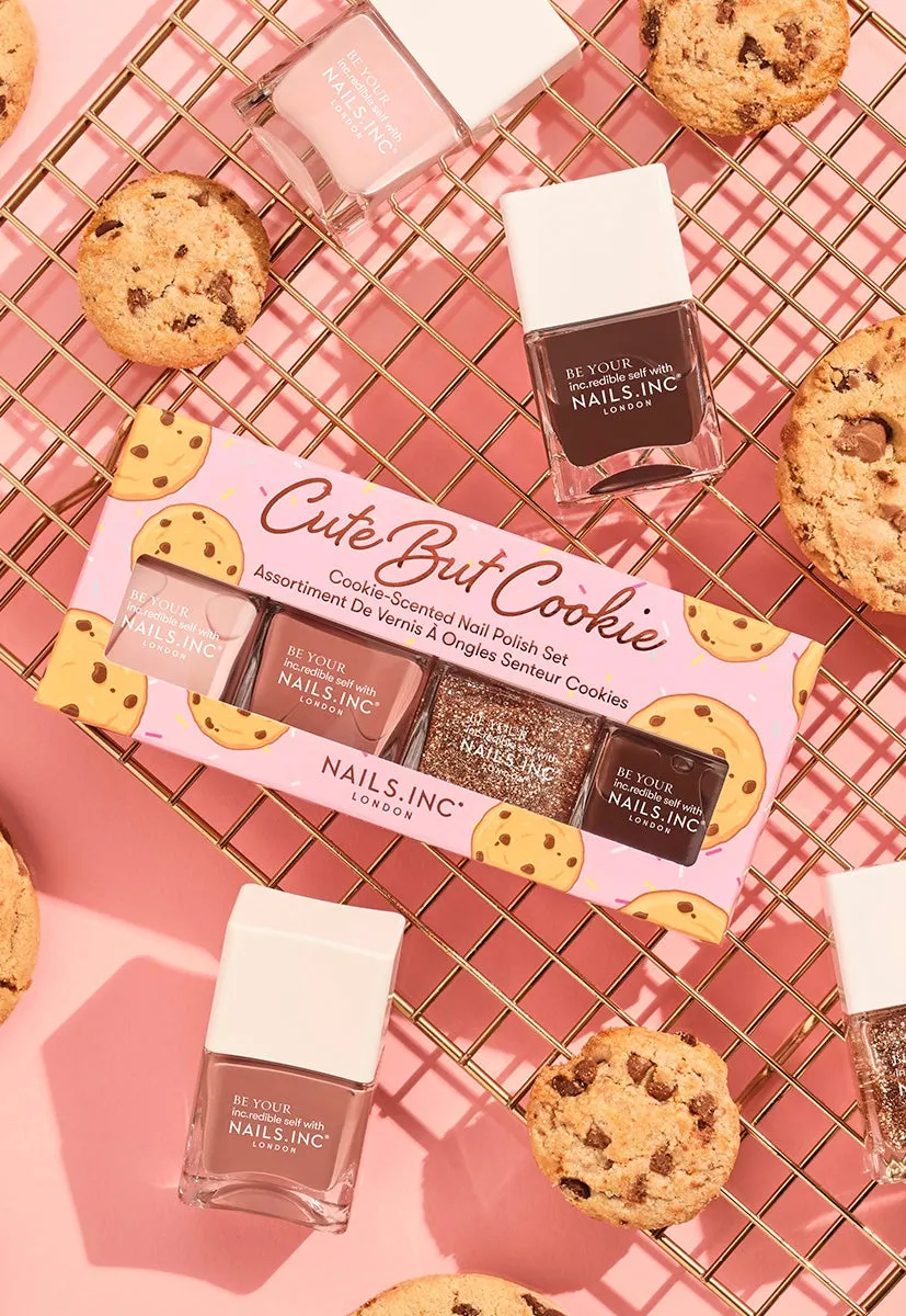 Nails Inc London Cute But Cookie neglelakksett 4-pk kjeksduft