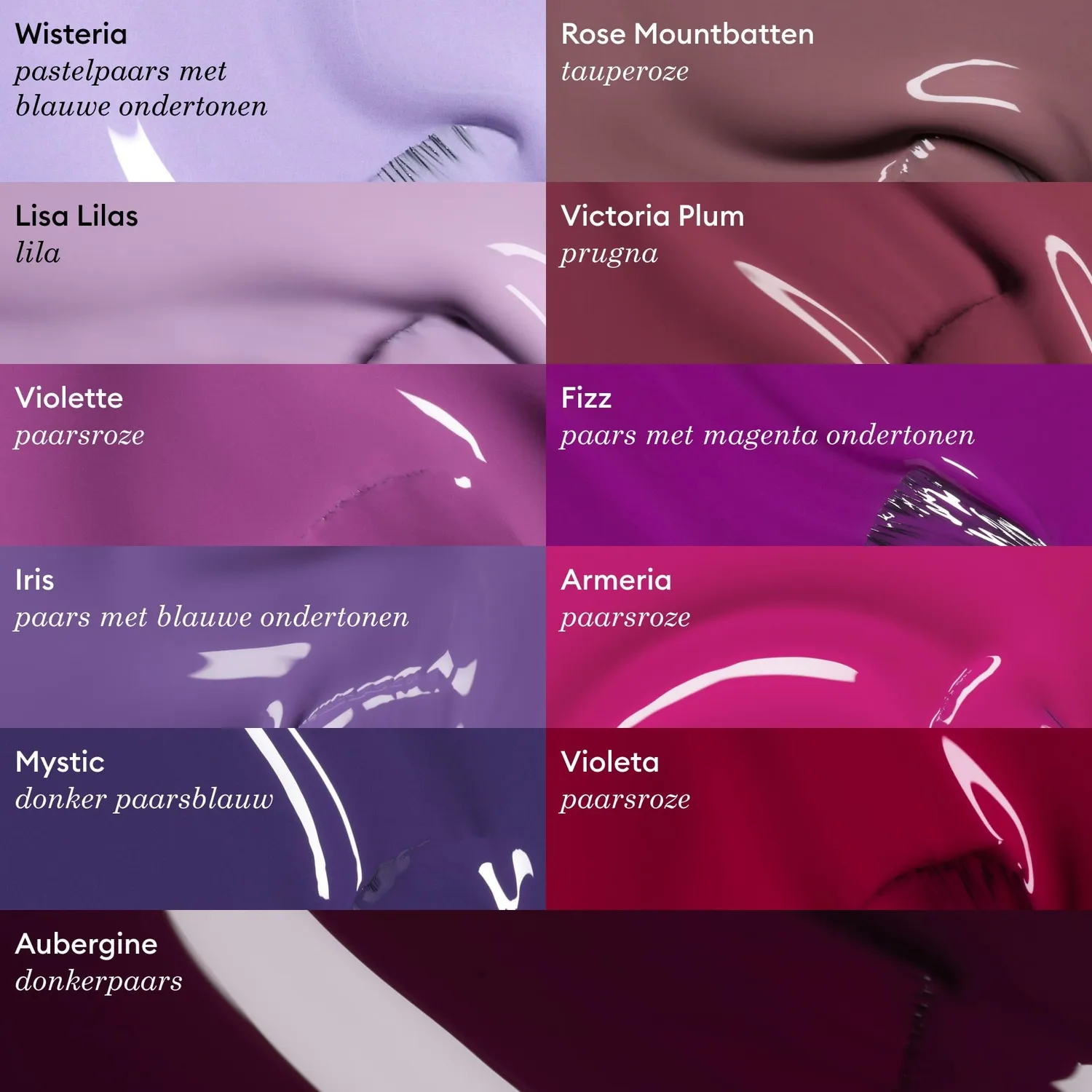 Manucurist Green Flash Violette neglelakk lilla opak