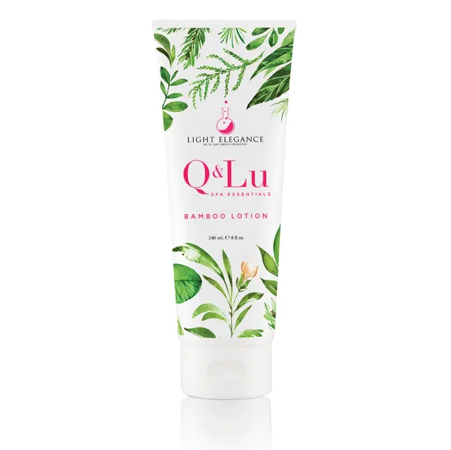 Light Elegance Q&Lu Bamboo håndkrem lotion shea
