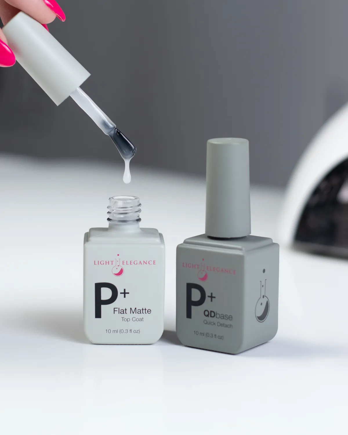 Light Elegance P+ Flat Matte top coat 10 ml matt finish