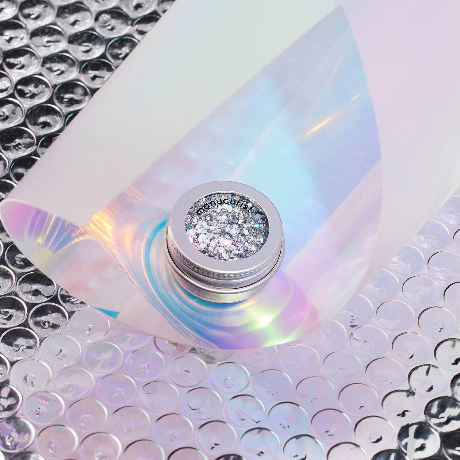 Manucurist Holo Glitter negleglitter biologisk nedbrytbar