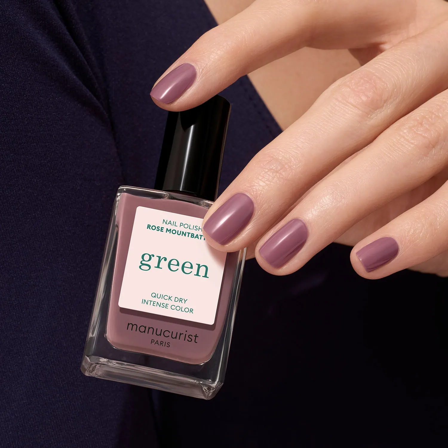 Manucurist Green Rose Mountbatten neglelakk rosabrun