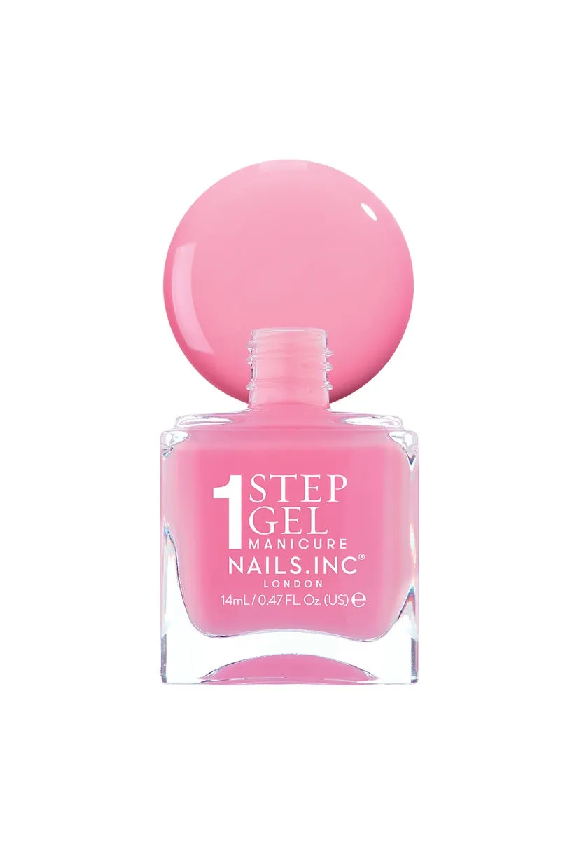 Nails Inc It's Topless Miley neglelakk rosa lang holdbarhet