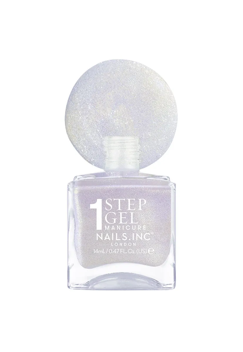 Nails Inc It's Topless Halle neglelakk metallic lilla