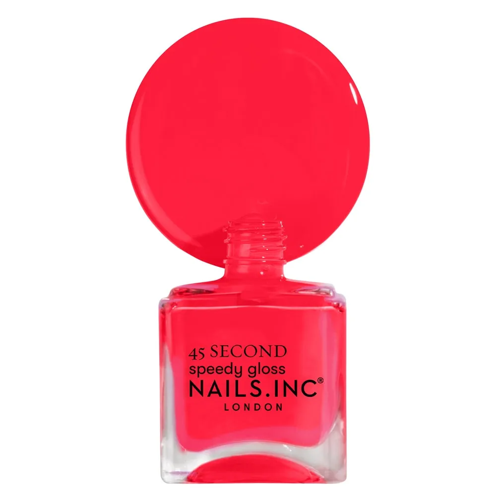 Nails Inc 45 Second Speedy Gloss Browsing On Bond Street neglelakk rosa