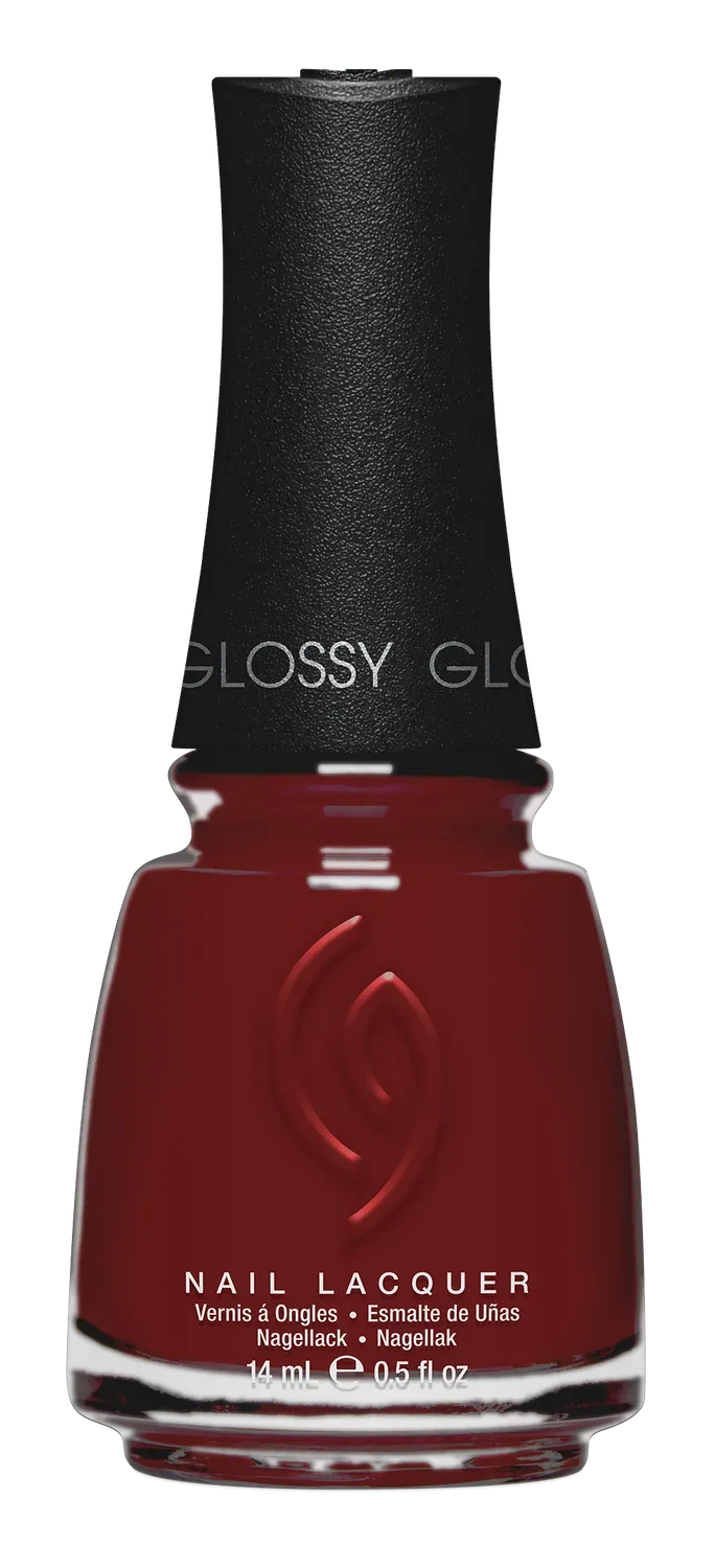 China Glaze Moonlit Merlot neglelakk – mørk vinrød, 21-free