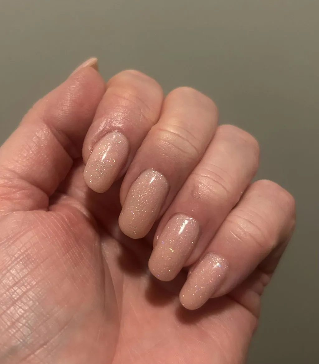 The Gel Collection Pink Disco Shimmer rubber base 10 ml