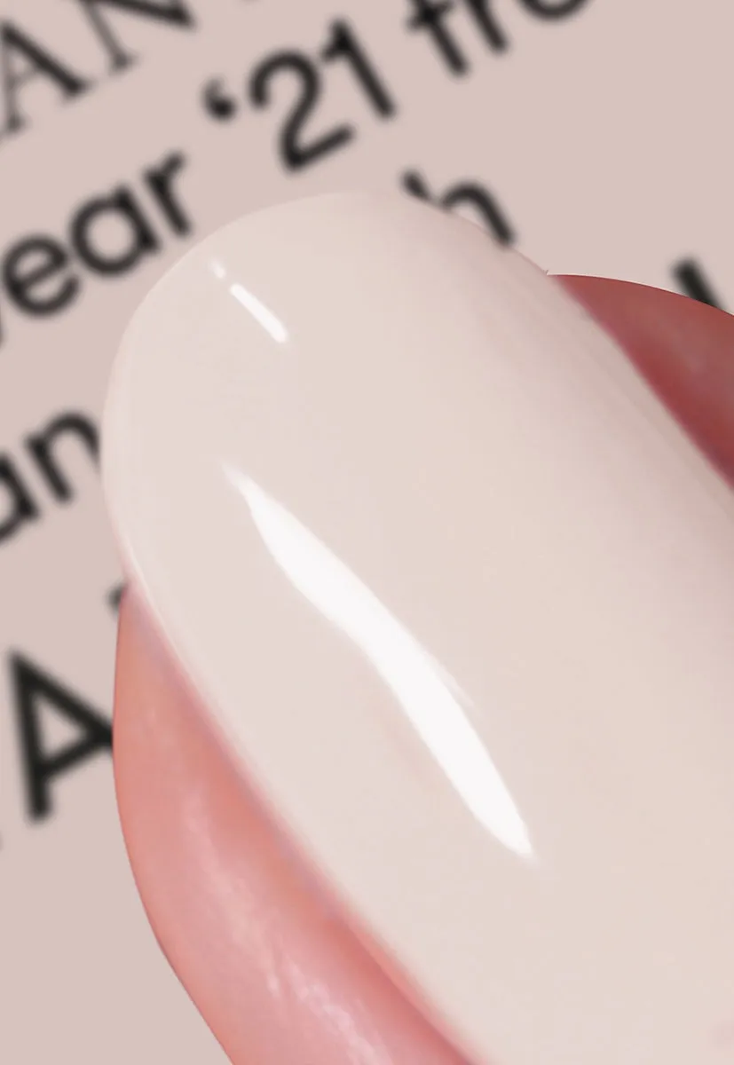 Nails Inc Plant Power Be Fearless neglelakk hvit vegan