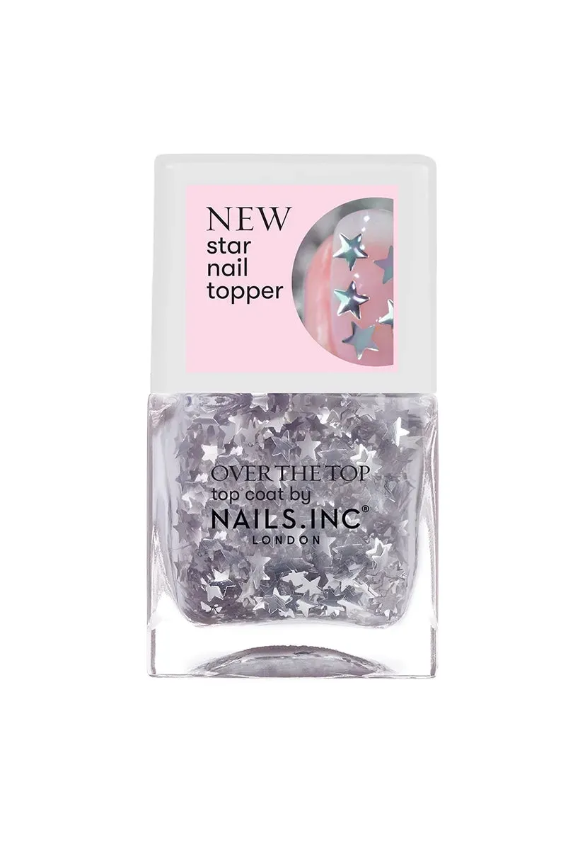 Nails Inc Showstopping Spitalfields topper sølv glitter