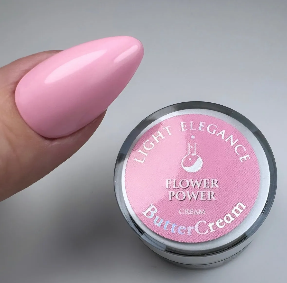 Light Elegance Flower Power ButterCream hard gel rosa