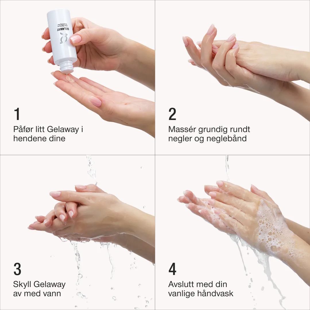 The Gel Collection Gelaway rensegel etter manikyr