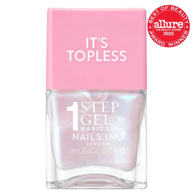 Nails Inc It's Topless Kat 1-Step Gel neglelakk blank