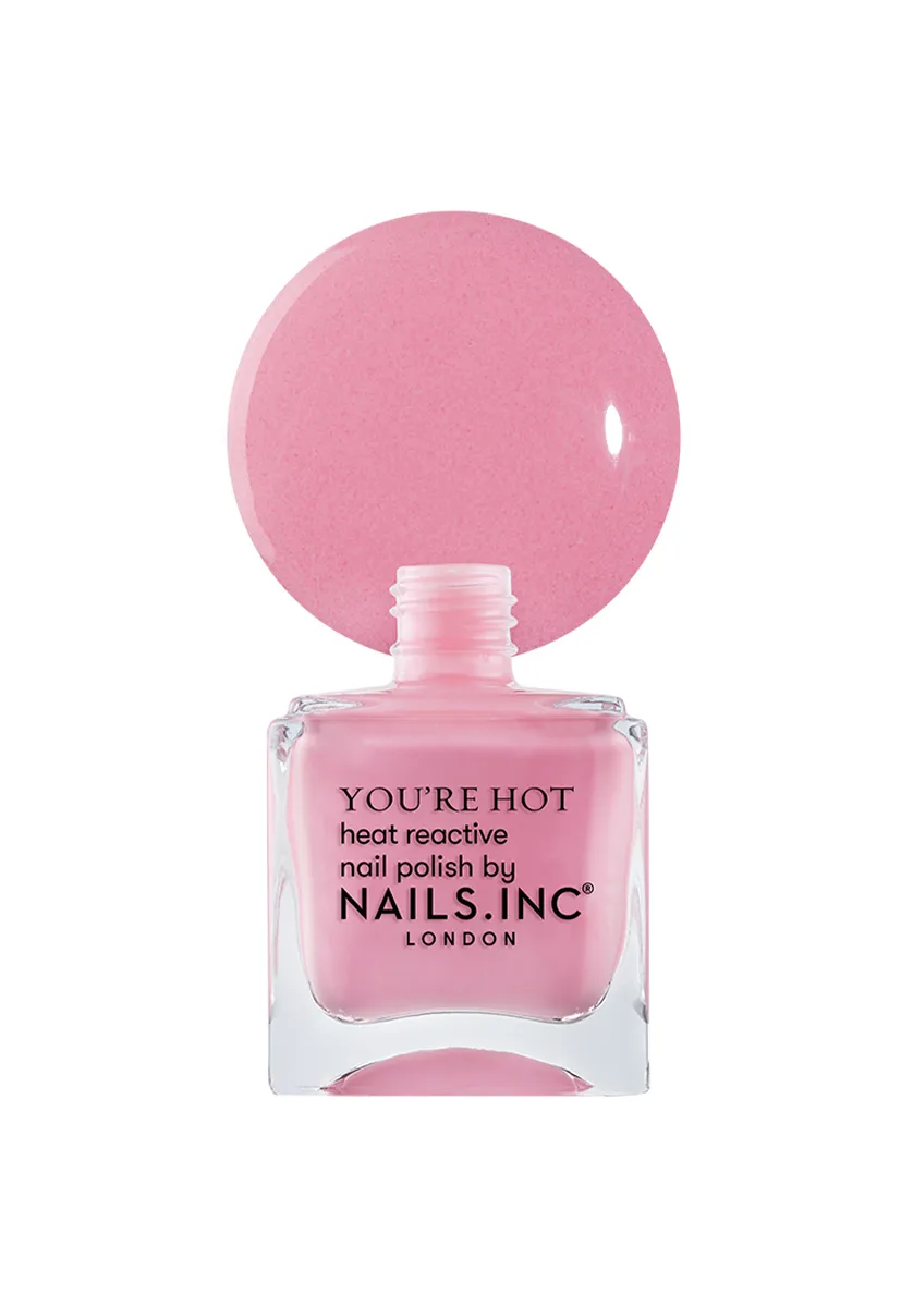 Nails Inc Hotter Than Hot neglelakk fargeskiftende rosa