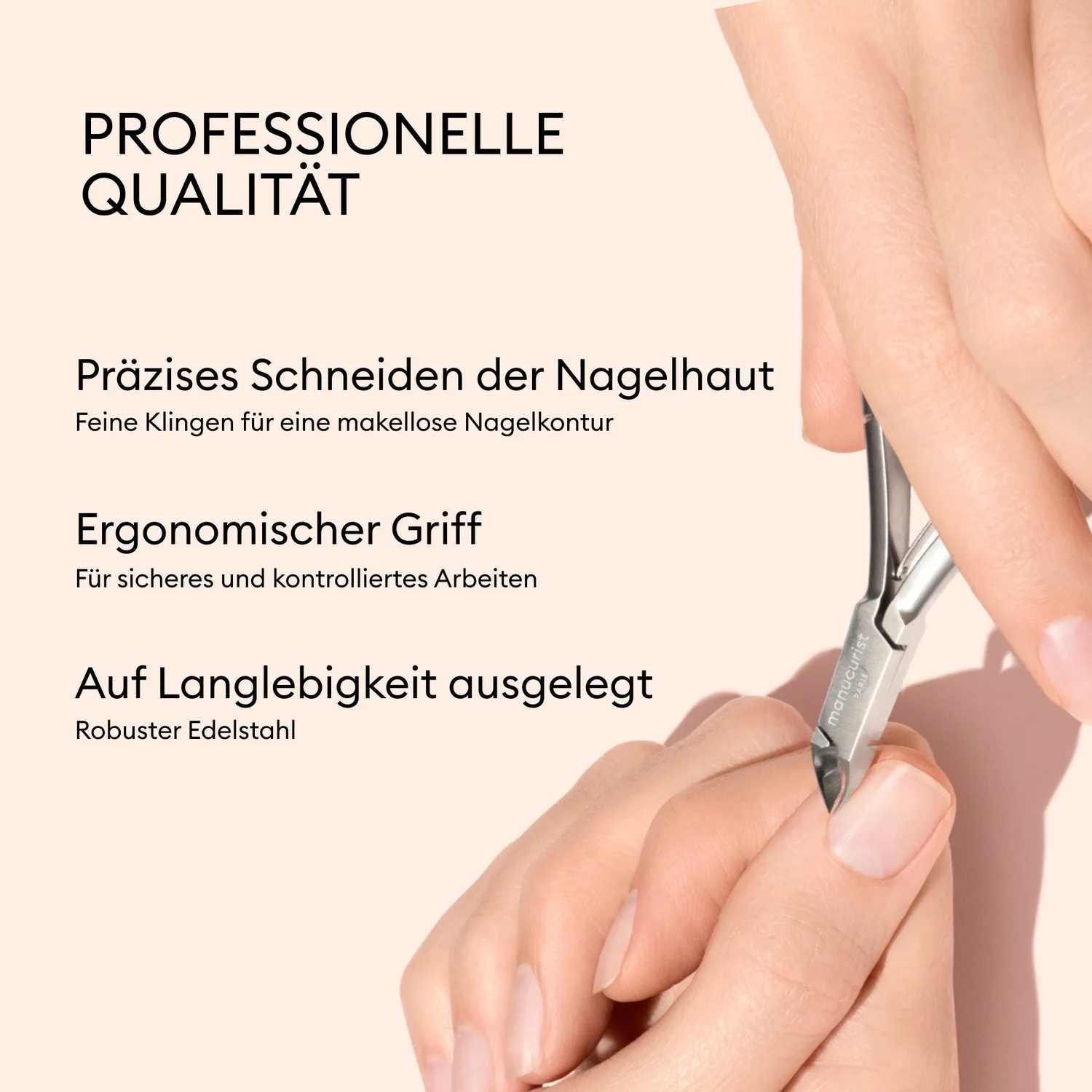 Manucurist Cuticle Nippers neglebåndstang rustfritt stål