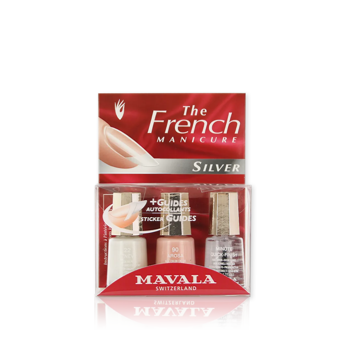 Mavala French Manikyr neglelakksett hvit rosa