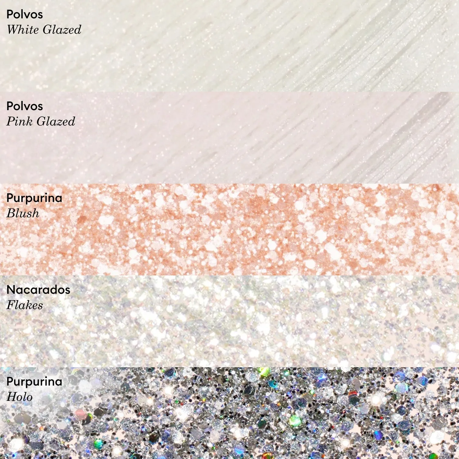 Manucurist Blush negleglitter biologisk nedbrytbar