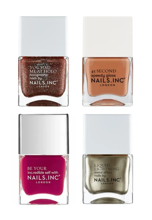 Nails Inc Ember Elegance neglelakk 4-pk krem glans