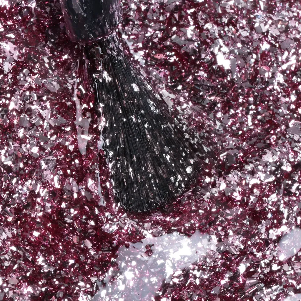 The Gel Collection 795 Rosy Reflection gellakk rosa glitter 10ml