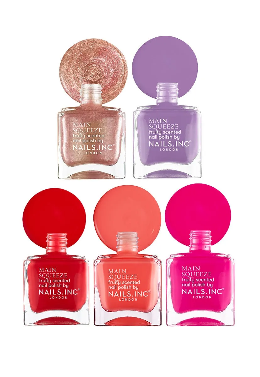 Nails Inc Main Squeeze neglelakk 5-pakning creme