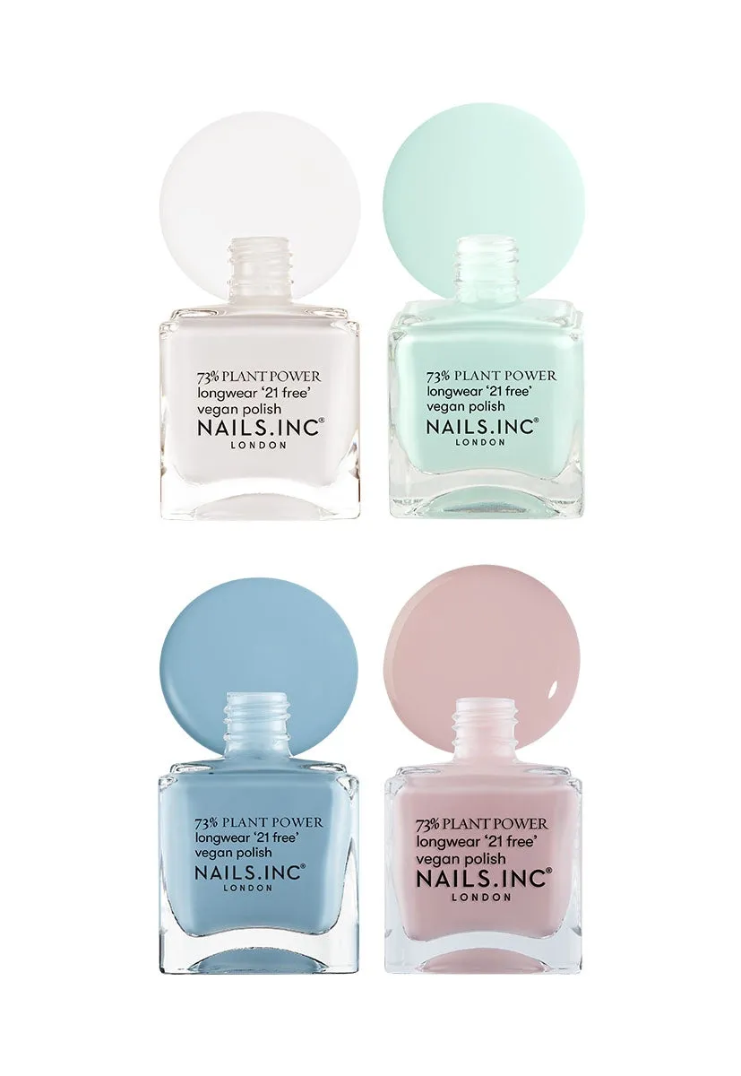 Nails Inc London Nail Neutrals neglelakksett 4-pakn nude