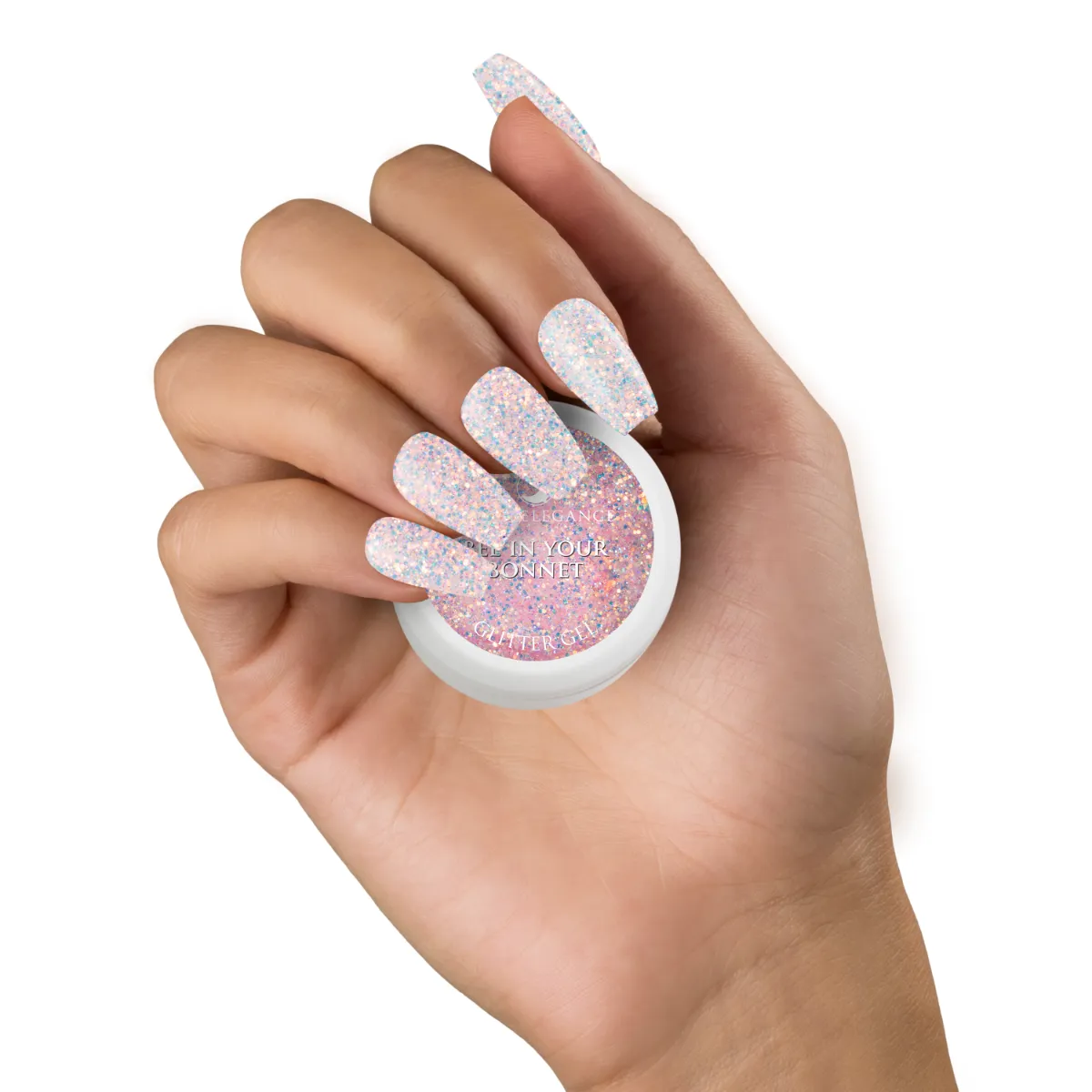 Light Elegance Bee In Your Bonnet glittergel 10 ml rosa