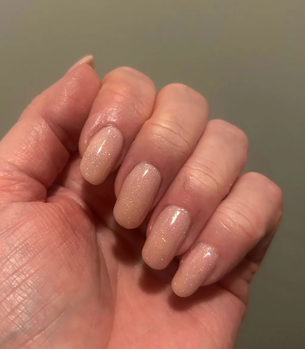 The Gel Collection Pink Disco Shimmer rubber base 10 ml