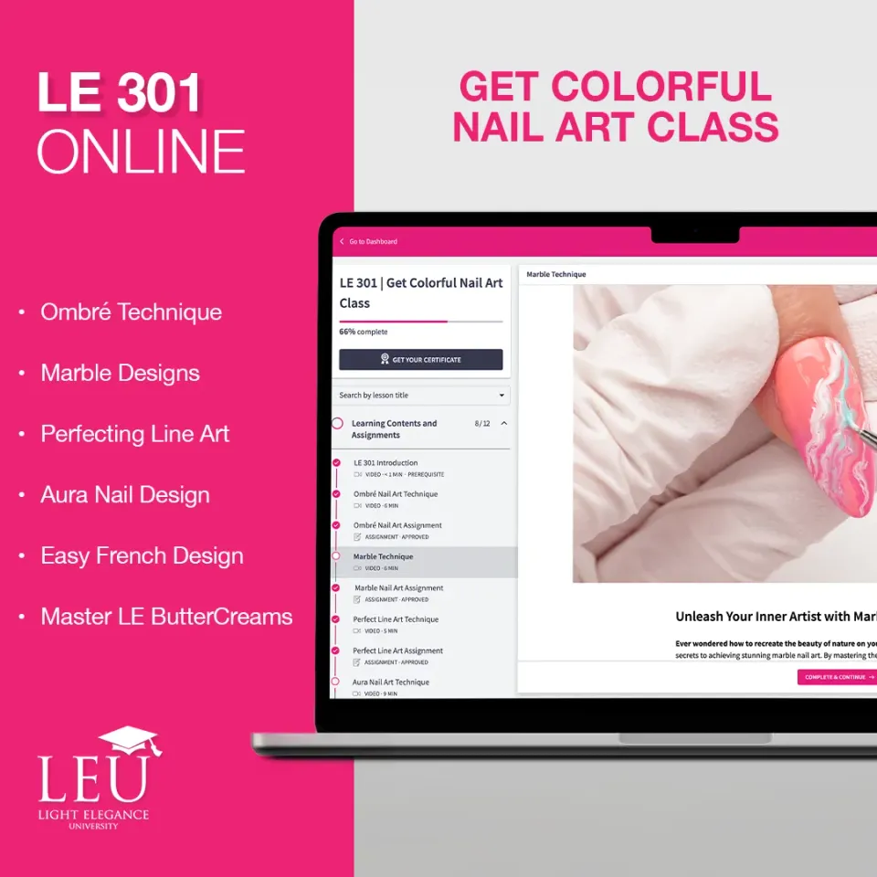Light Elegance LE 301 Get Colorful neglekurs online
