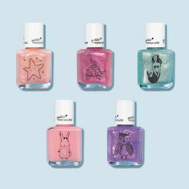 Manucurist Petite Rainbow barne-neglelakk 5-pakning