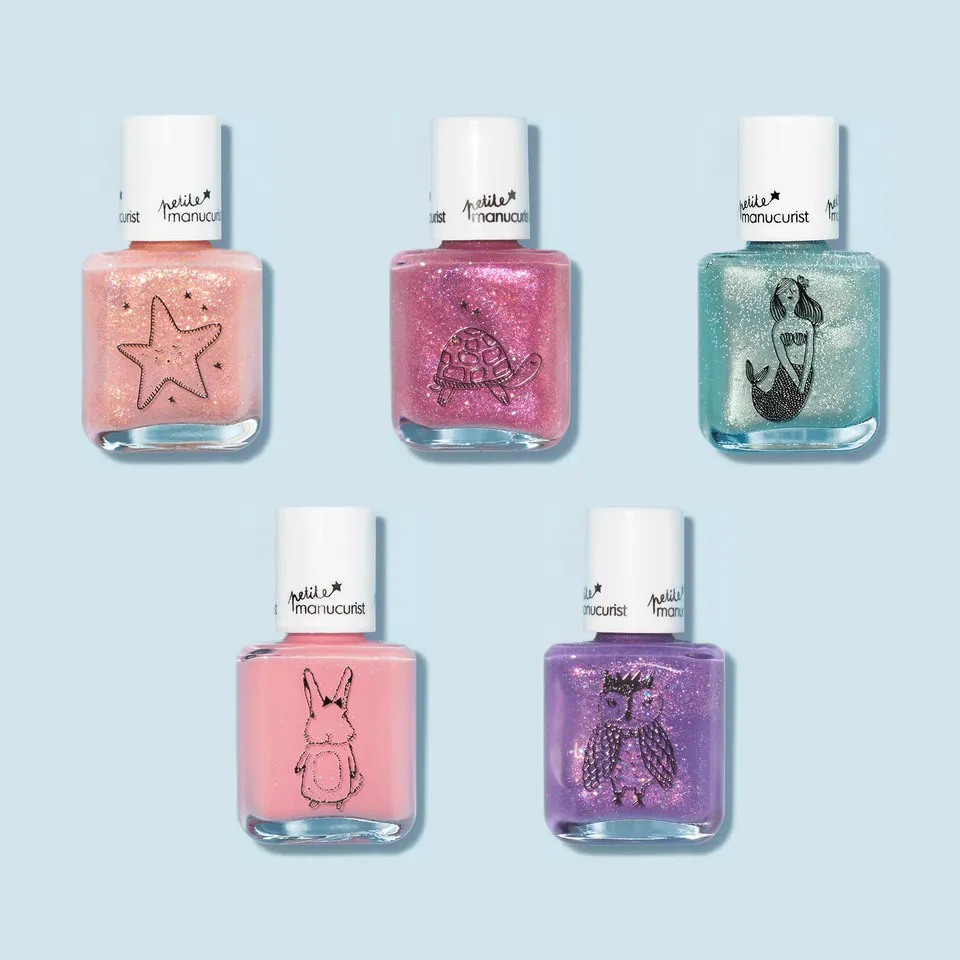 Manucurist Petite Rainbow barne-neglelakk 5-pakning