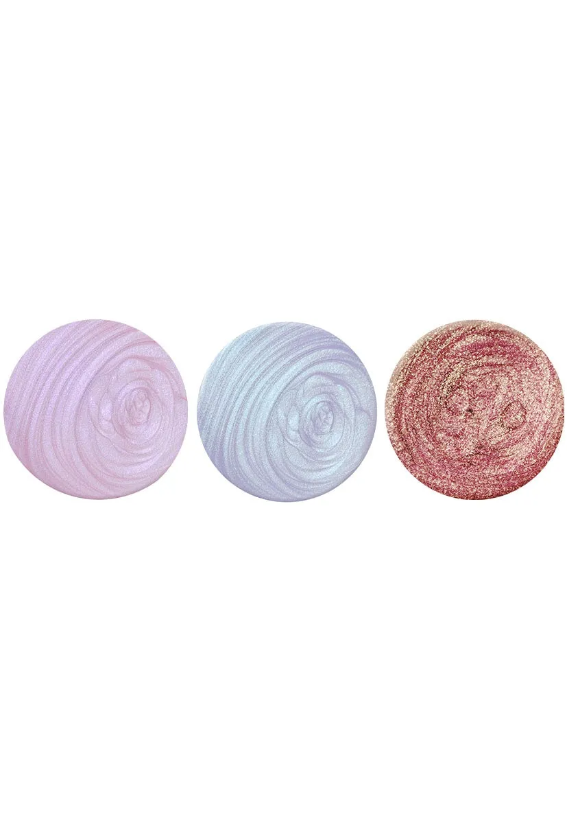 Nails Inc Dreamy Nails neglelakk 3-pakning shimmer