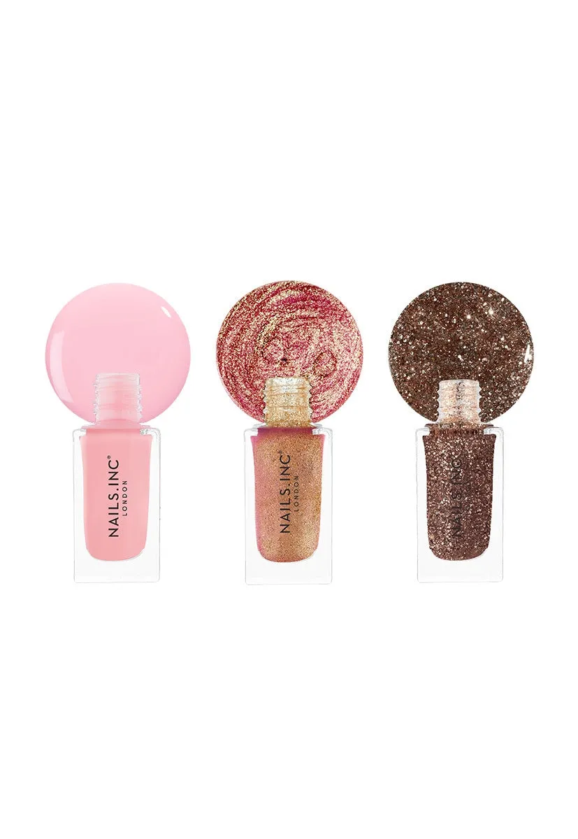 Nails Inc London Townhouse neglelakksett 5-pk krem