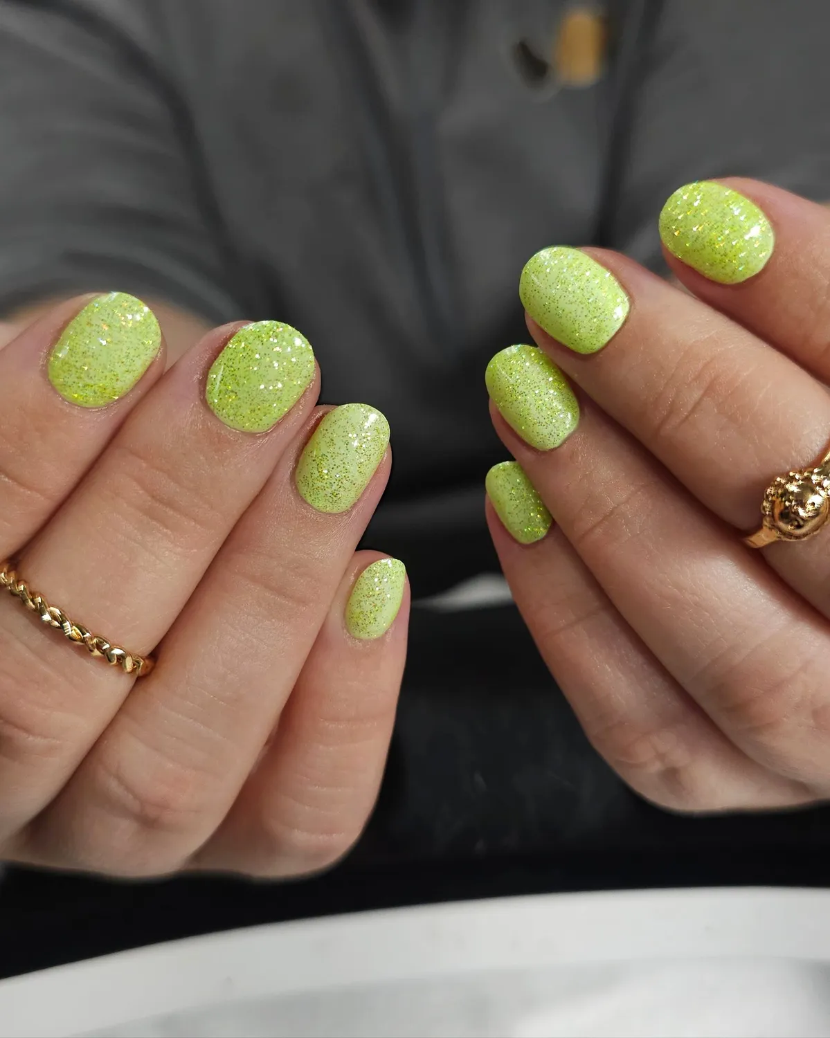 Light Elegance P+ We're All Mad Here gellakk 10 ml glitter