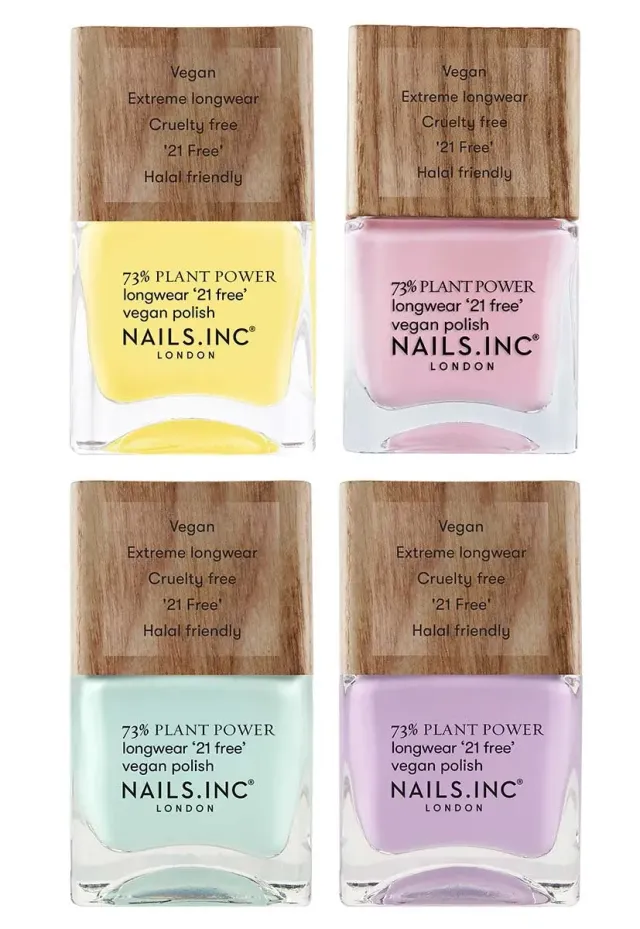 Nails Inc Save It For Spring neglelakk 4-pakning vegansk