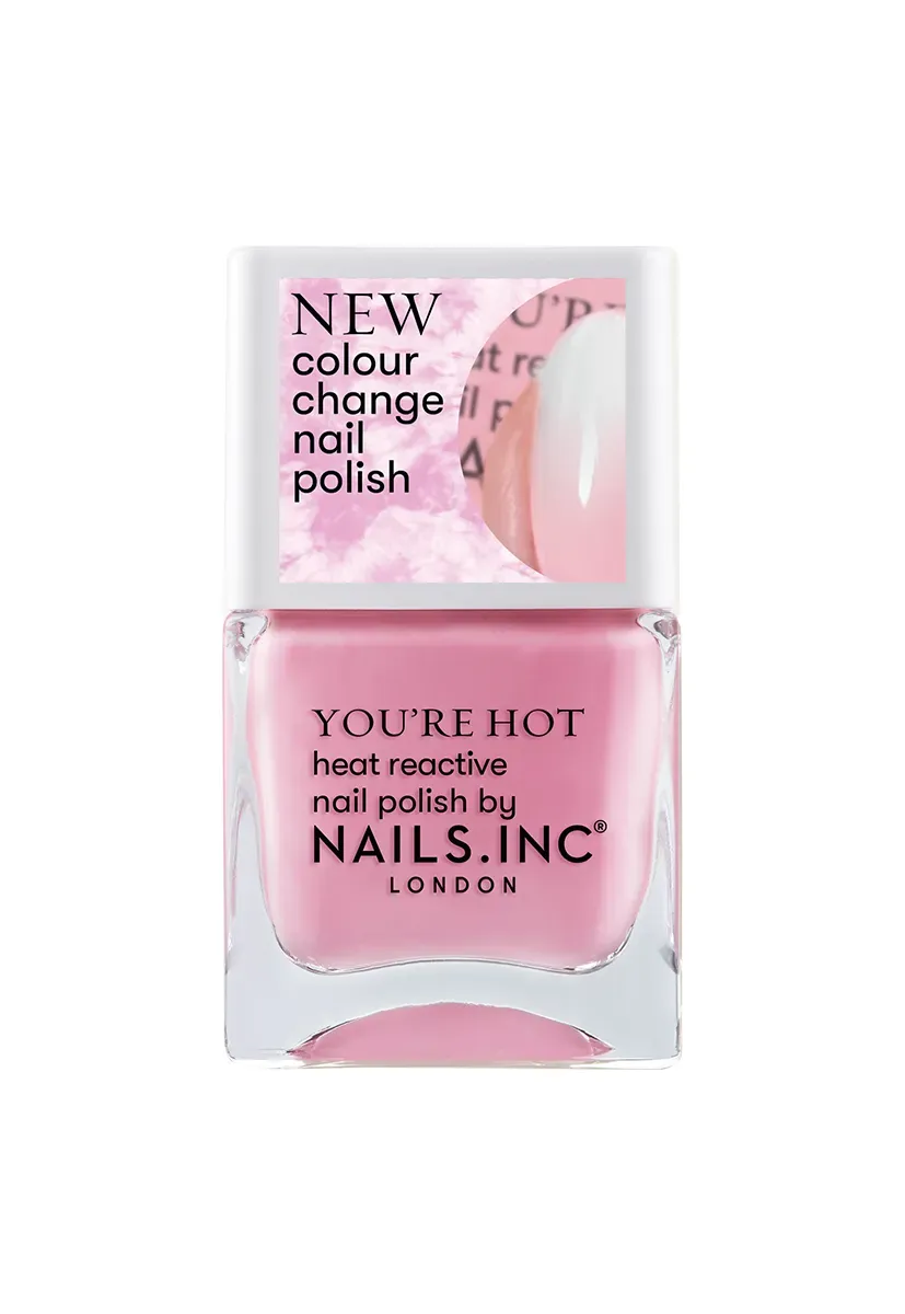 Nails Inc Hotter Than Hot neglelakk fargeskiftende rosa