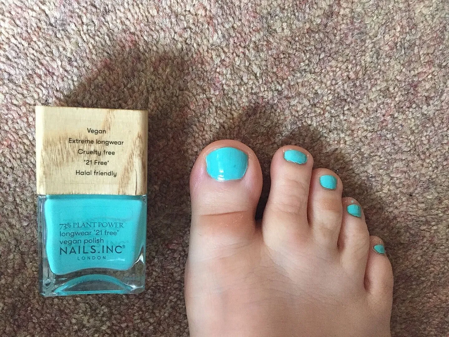 Nails Inc London Plant Power Just Avoca-Do It neglelakk grønn