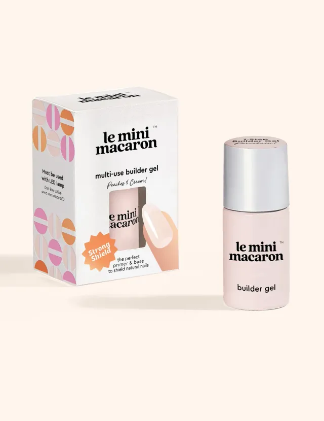 Le Mini Macaron Builder Gel Peaches & Cream 8,5 ml rosa