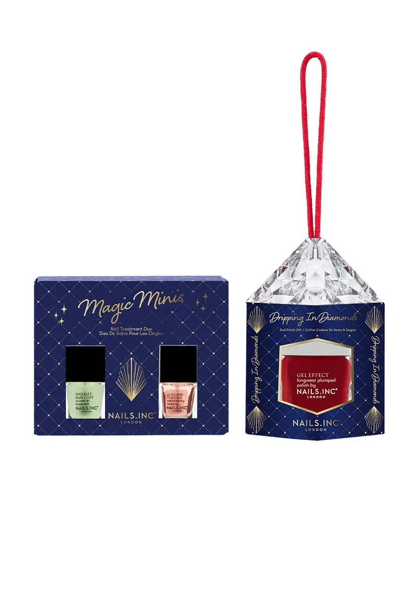 Nails Inc London Merry Magic neglelakksett 3-pakn gave