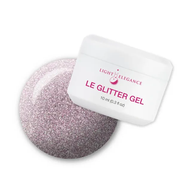 Light Elegance All Eyes on Me glittergel 10 ml islavendel