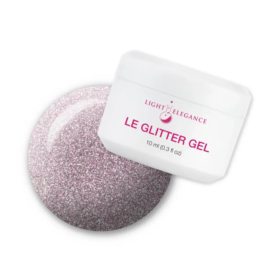 Light Elegance All Eyes on Me glittergel 10 ml islavendel