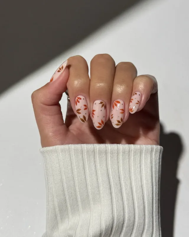 The Gel Collection Falling Leaves fargekit gellakk 3 farger