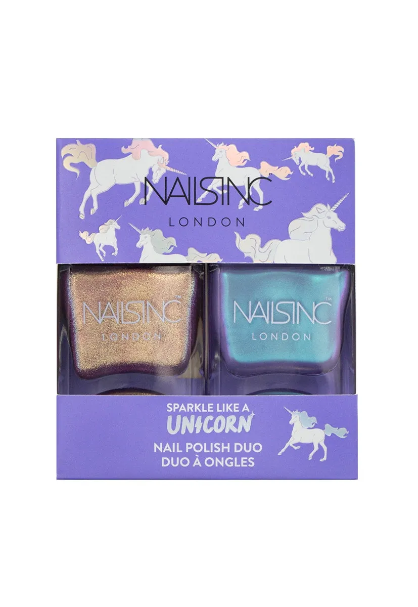 Nails Inc Sparkle Like A Unicorn neglelakk duo glitter