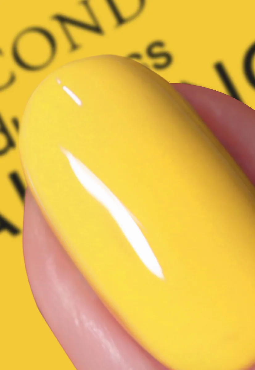 Nails Inc 45 Second Wishing On Waterloo neglelakk gul creme